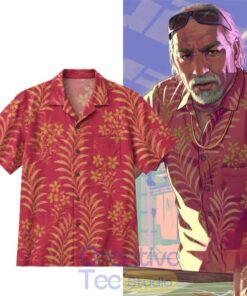 GTA 6 Grand Theft Auto VI Brian Heder Hawaiian Shirt GTA 6 Grand Theft Auto VI Brian Heder Hawaiian Shirt