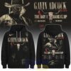 Gavin Adcock Steer Skull distressed Fleece Hoodie