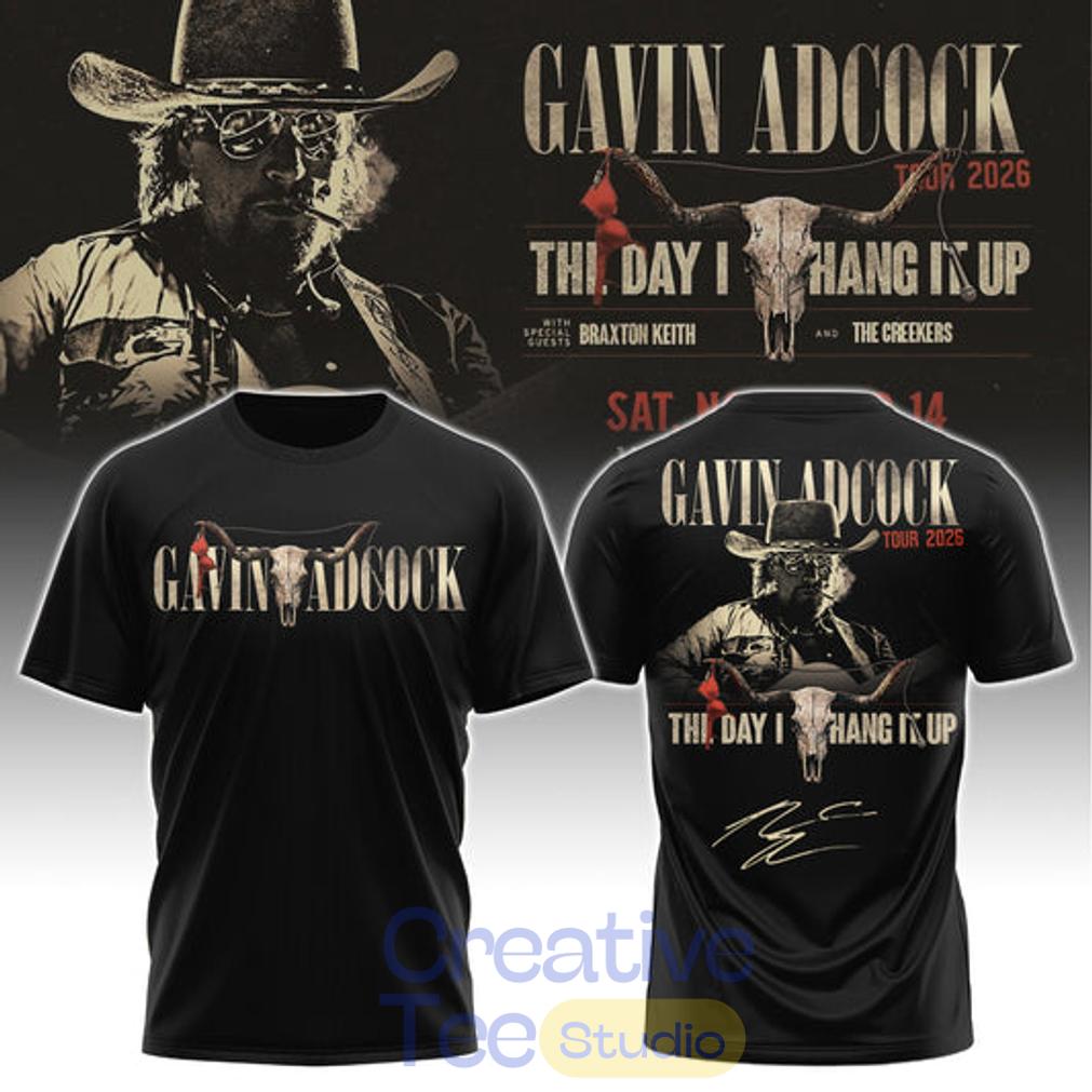 Gavin Adcock Steer Skull distressed Fleece T-Shirt Gavin Adcock Steer Skull distressed Fleece T-Shirt