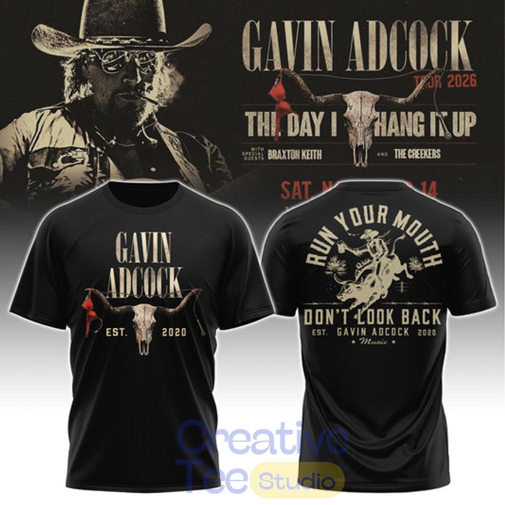 Gavin Adcock Steer Skull distressed Fleece T-Shirt Gavin Adcock Steer Skull distressed Fleece T-Shirt