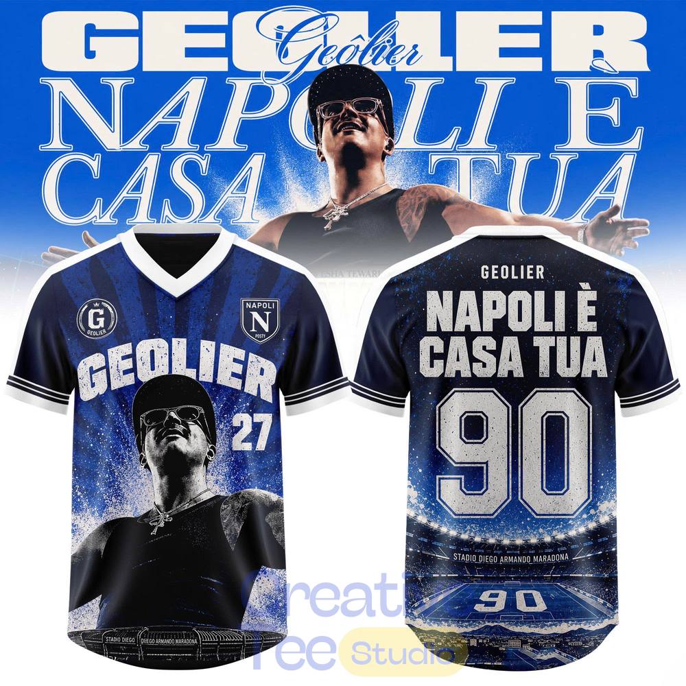 Geolier Napoli È Casa Tua ’27 Hometown Jersey Geolier Napoli È Casa Tua ’27 Hometown Jersey
