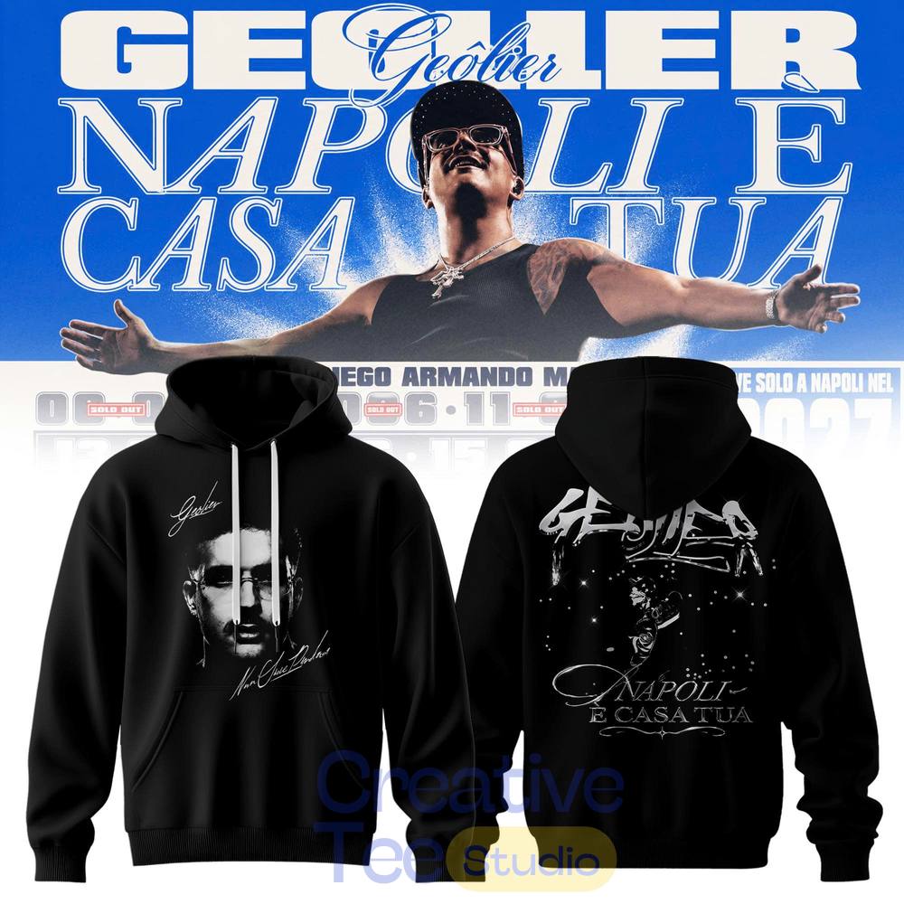 Geolier Napoli È Casa Tua ’27 Legacy Special Tee Hoodie Geolier Napoli È Casa Tua ’27 Legacy Special Tee Hoodie