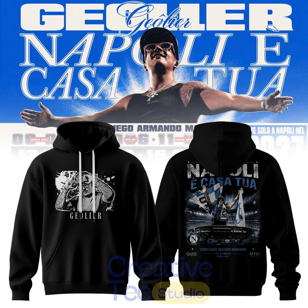 Geolier Napoli È Casa Tua ’27 Legacy Special Tee Hoodie Geolier Napoli È Casa Tua ’27 Legacy Special Tee Hoodie