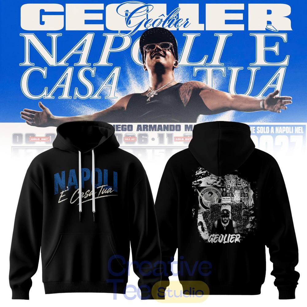 Geolier Napoli È Casa Tua ’27 Legacy Special Tee Hoodie Geolier Napoli È Casa Tua ’27 Legacy Special Tee Hoodie