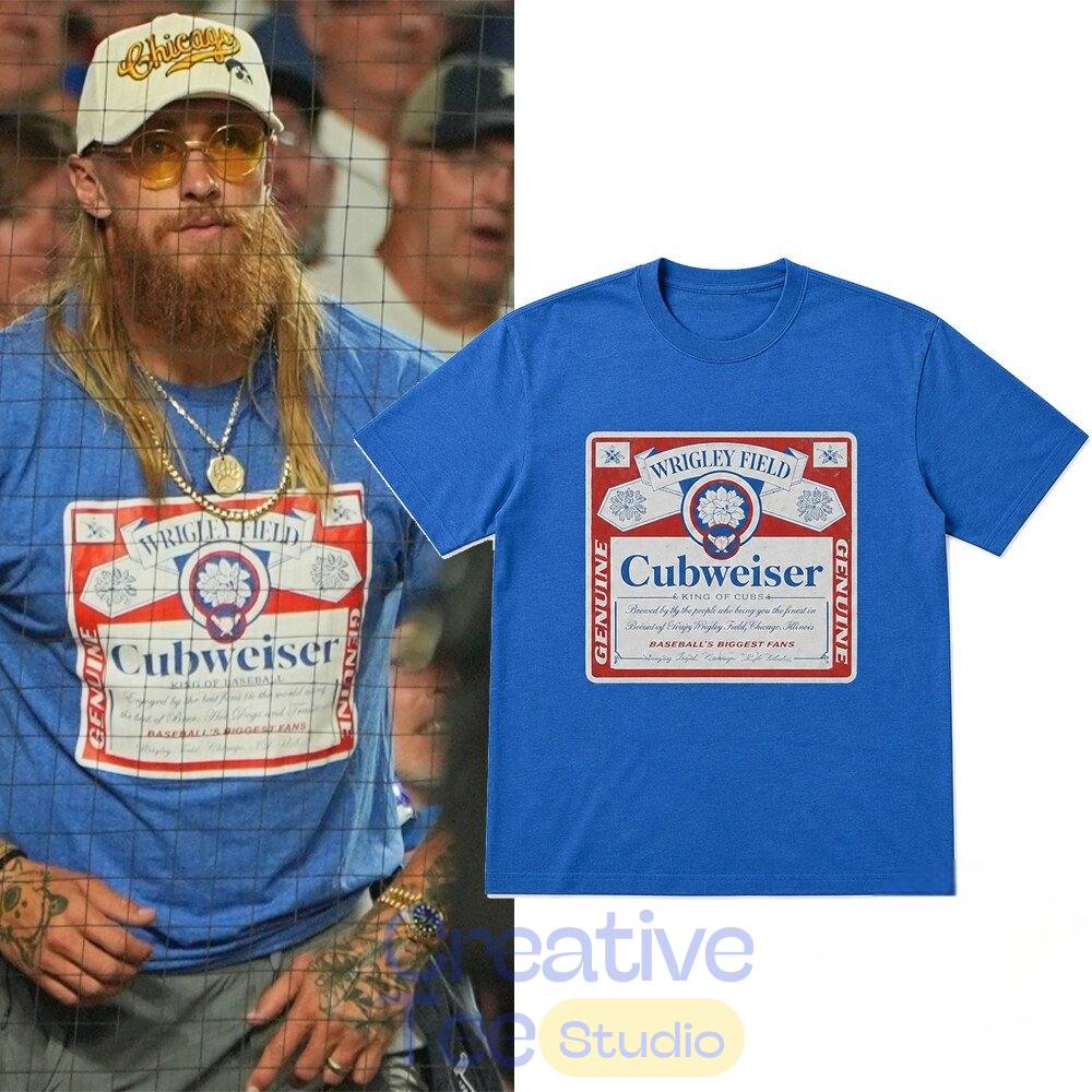 George Kittle San Francisco 49ers Wrigley Field At Chicago Cubweiser Shirt George Kittle San Francisco 49ers Wrigley Field At Chicago Cubweiser Shirt