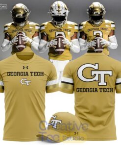 Georgia Tech Yellow Jackets 2026 New Old Gold Tee Hoodie