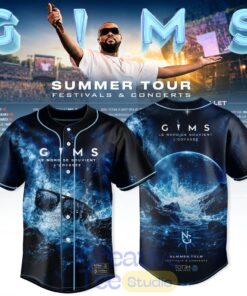 Gims Summer Tour 2026 Tour Baseball Jersey