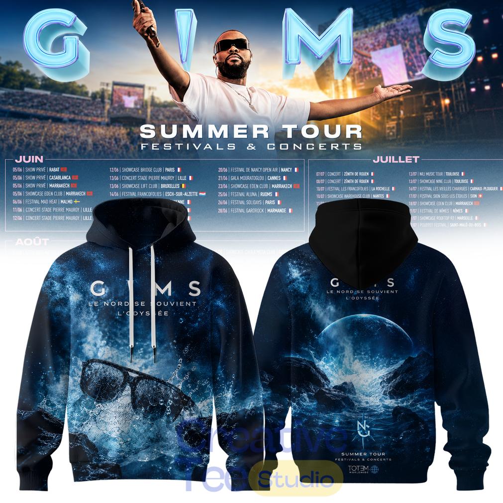 Gims Summer Tour 2026 Tour Limited Edition Tee Hoodie Gims Summer Tour 2026 Tour Limited Edition Tee Hoodie