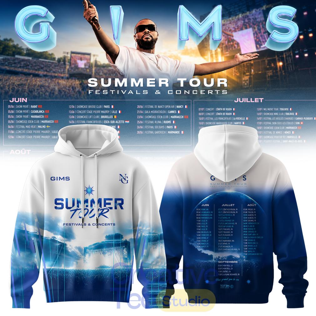Gims Summer Tour 2026 Tour Limited Edition Tee Hoodie Gims Summer Tour 2026 Tour Limited Edition Tee Hoodie