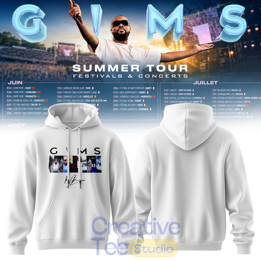 Gims Summer Tour 2026 Tour Limited Edition Tee Hoodie Gims Summer Tour 2026 Tour Limited Edition Tee Hoodie