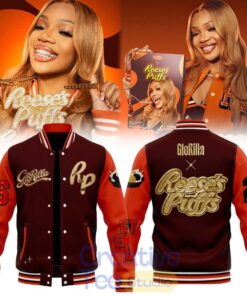 GloRilla x REESE’S PUFFS Letterman Baseball Jacket