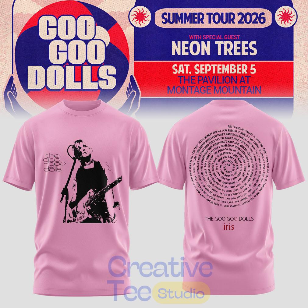 Goo Goo Dolls Summer 2026 North American Tour Limited T-Shirt Goo Goo Dolls Summer 2026 North American Tour Limited T-Shirt