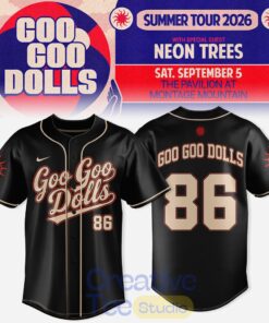 Goo Goo Dolls Summer 2026 Tour Limited Baseball Jersey