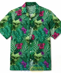 Grand Theft Auto VI GTA 6 Cal Hampton Alien Tropical Hawaiian Shirt