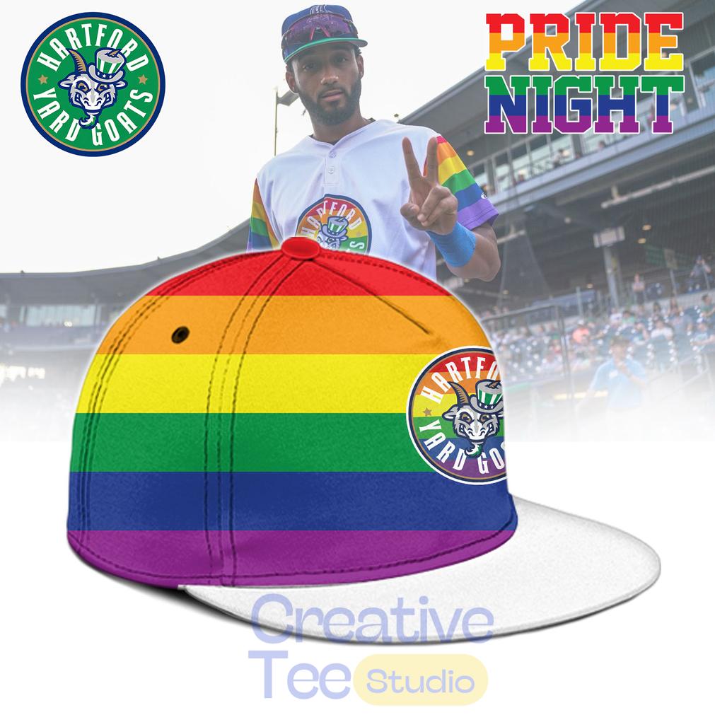Hartford Yard Goats Pride Night Baseball Jersey Hartford Yard Goats Pride Night Baseball Jersey