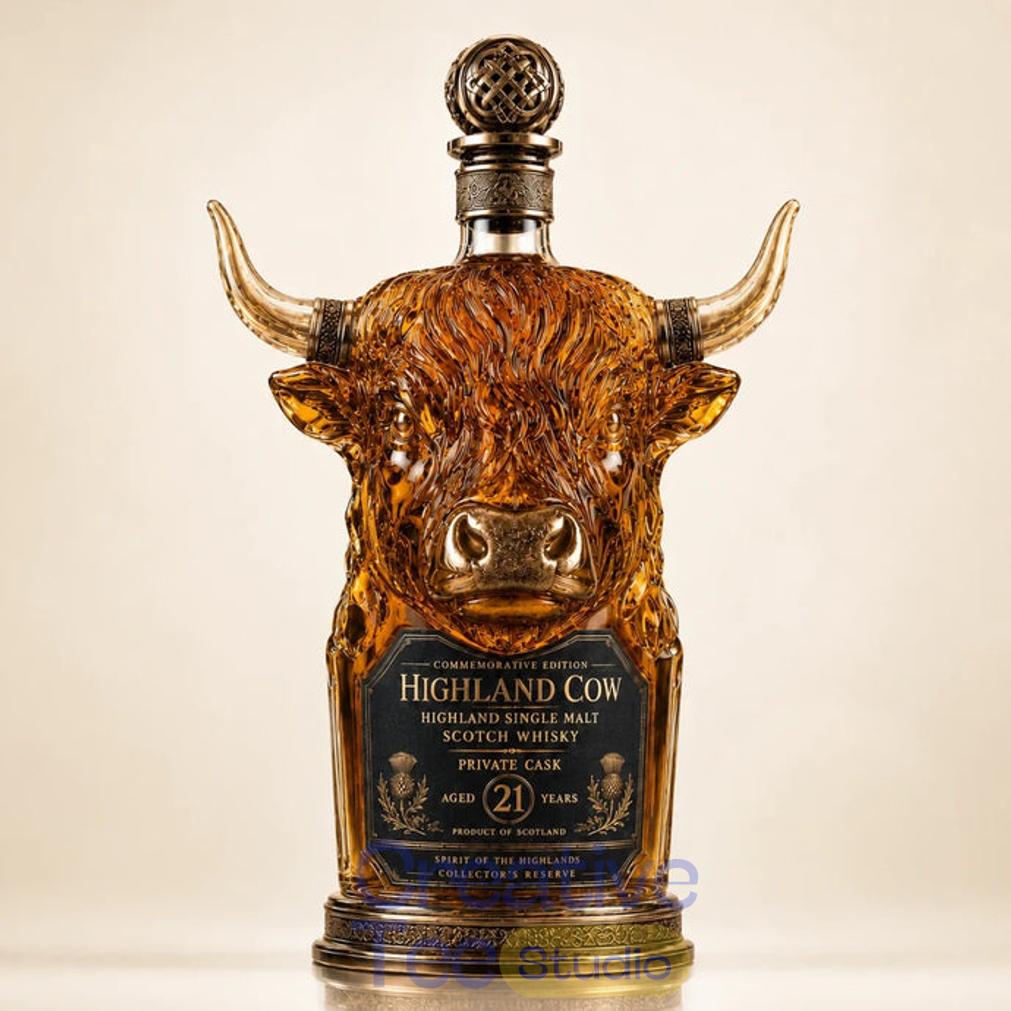 Highland Cow Whiskey Decanter – Collector's Edition Highland Cow Whiskey Decanter – Collector's Edition