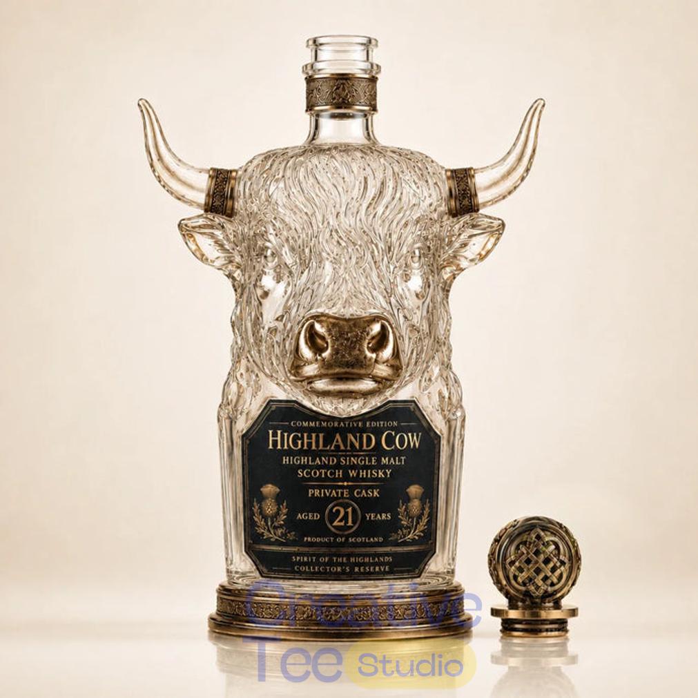 Highland Cow Whiskey Decanter – Collector's Edition Highland Cow Whiskey Decanter – Collector's Edition