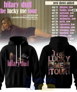 Hilary Duff The Lucky Me Tour Back Edition Hoodie