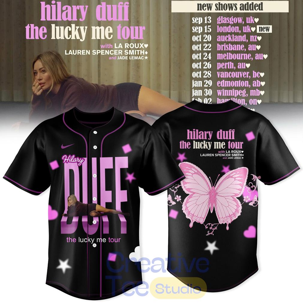 Hilary Duff The Lucky Me Tour Edition Jersey Hilary Duff The Lucky Me Tour Edition Jersey