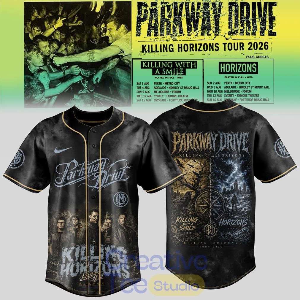 Parkway Drive Horizons Sigil Baseball Jersey Parkway Drive Horizons Sigil Baseball Jersey