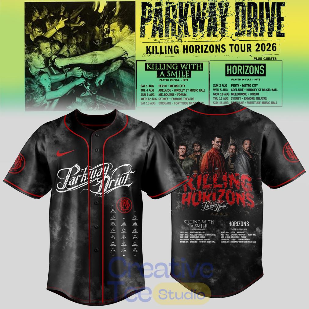Parkway Drive Horizons Sigil Baseball Jersey Parkway Drive Horizons Sigil Baseball Jersey
