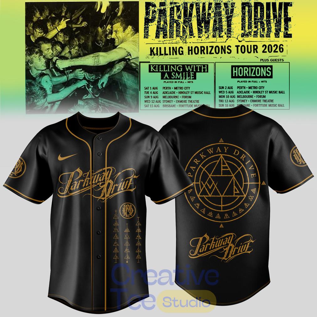Parkway Drive Horizons Sigil Baseball Jersey Parkway Drive Horizons Sigil Baseball Jersey