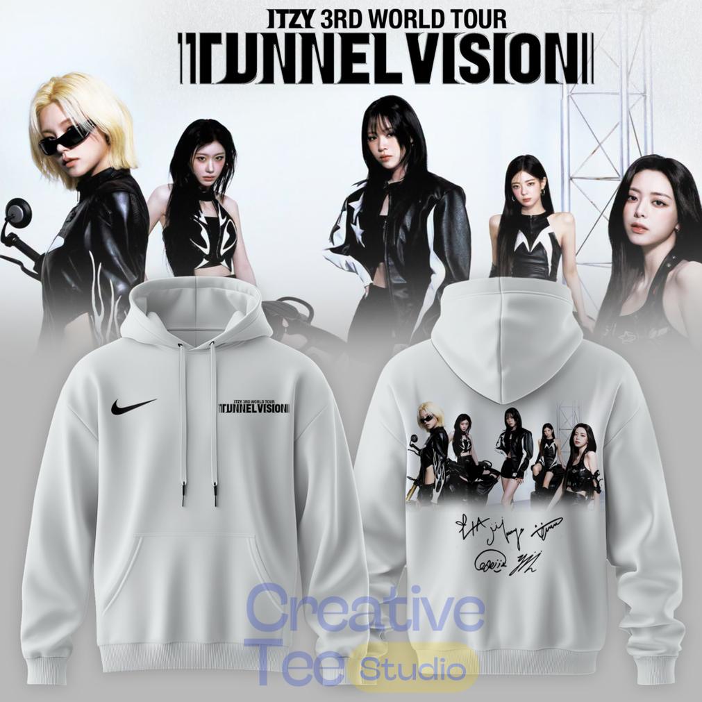 ITZY “Tunnel Vision” World Tour 2026 Signature Hoodie ITZY “Tunnel Vision” World Tour 2026 Signature Hoodie