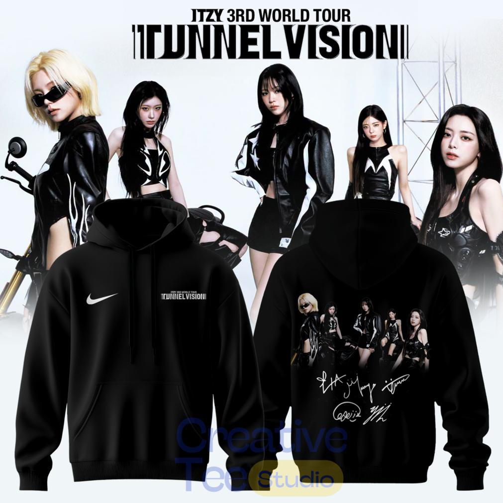 ITZY “Tunnel Vision” World Tour 2026 Signature Hoodie ITZY “Tunnel Vision” World Tour 2026 Signature Hoodie