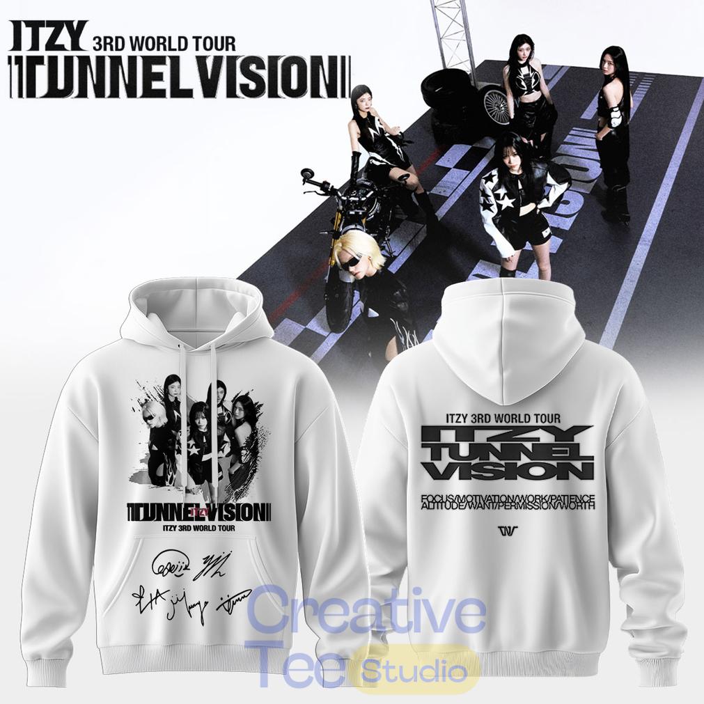 ITZY “Tunnel Vision” World Tour 2026 Signature Hoodie ITZY “Tunnel Vision” World Tour 2026 Signature Hoodie