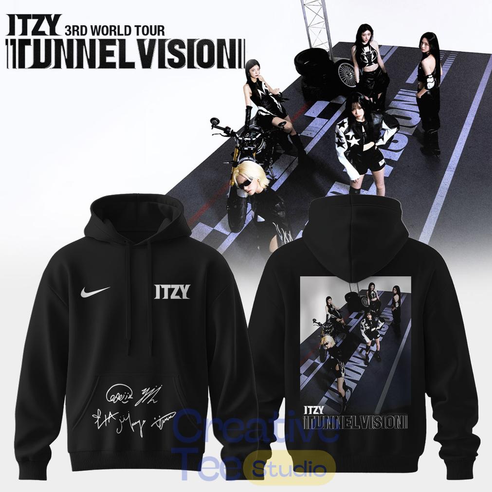 ITZY “Tunnel Vision” World Tour 2026 Signature Hoodie ITZY “Tunnel Vision” World Tour 2026 Signature Hoodie