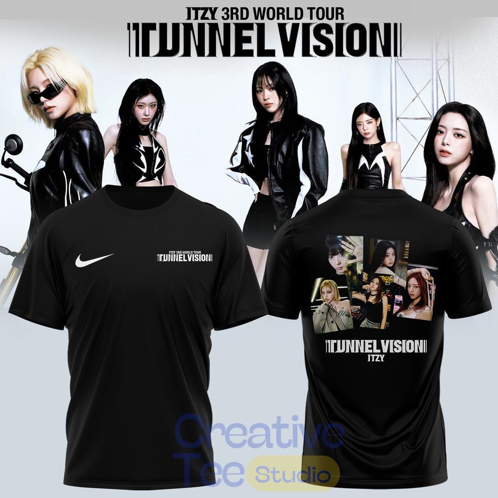 ITZY “Tunnel Vision” World Tour 2026 Signature T- Shirt ITZY “Tunnel Vision” World Tour 2026 Signature T- Shirt