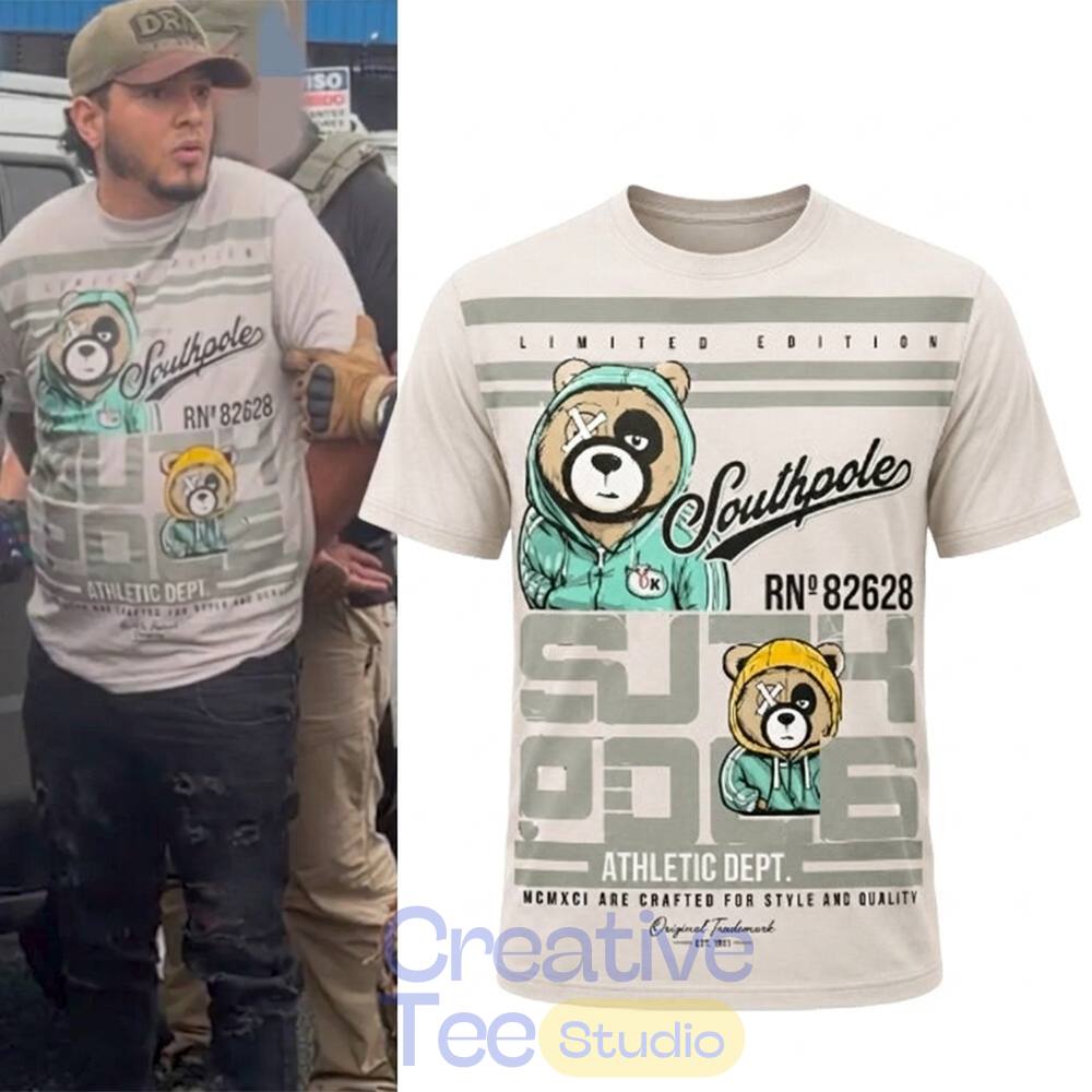 Ice Darwin Alberto Gomez Corrales Southpole Limited Edition Bear Shirt Ice Darwin Alberto Gomez Corrales Southpole Limited Edition Bear Shirt