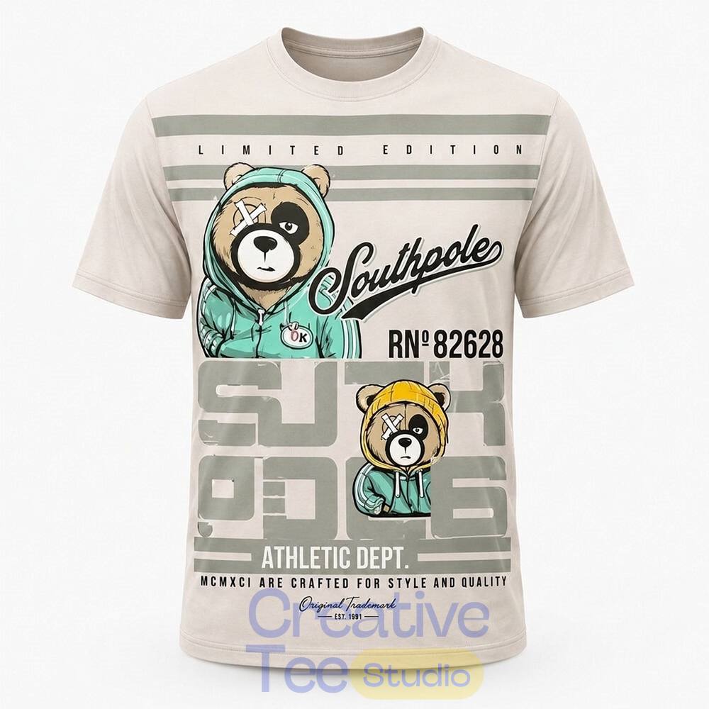 Ice Darwin Alberto Gomez Corrales Southpole Limited Edition Bear Shirt Ice Darwin Alberto Gomez Corrales Southpole Limited Edition Bear Shirt