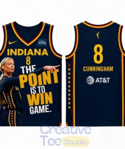 Indiana Fever Sophie Cunningham The Point Is To Win Game Pointing Jersey Shirt