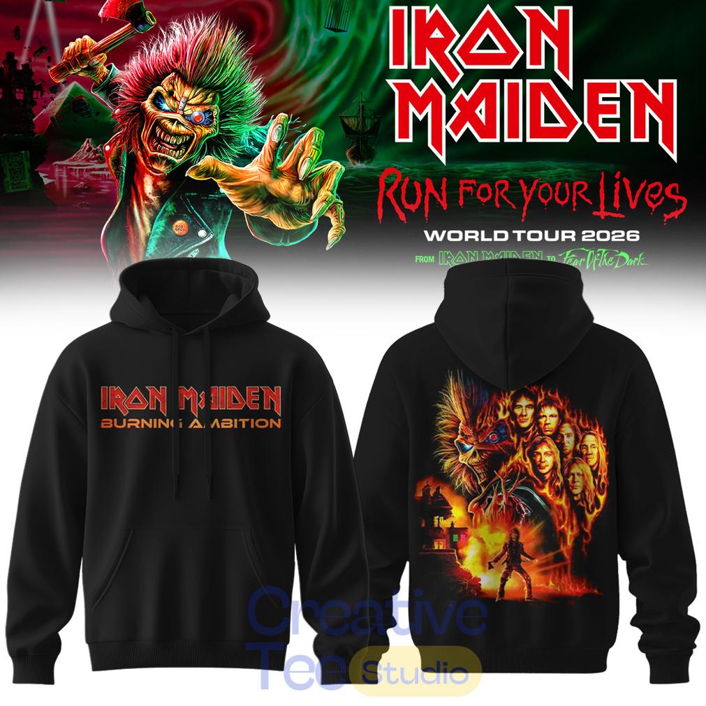 Iron Maiden – Run For Your Lives World Tour Hoodie Iron Maiden – Run For Your Lives World Tour Hoodie