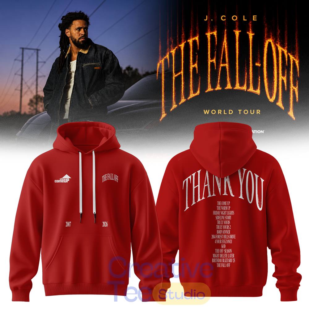 J. Cole The Fall-Off Tour Limited Hoodie J. Cole The Fall-Off Tour Limited Hoodie