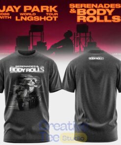 JAY PARK 2026 World Tour x LNGSHOT “Serenades & Body Rolls” Collection T-Shirt