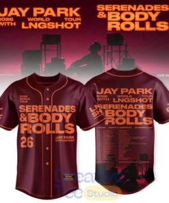 JAY PARK 2026 World Tour x LNGSHOT “Serenades & Body Rolls” Exclusive Baseball Jersey