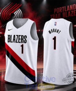 Ja Morant Portland Trail Blazers #1 Icon Edition Black Basketball Jersey