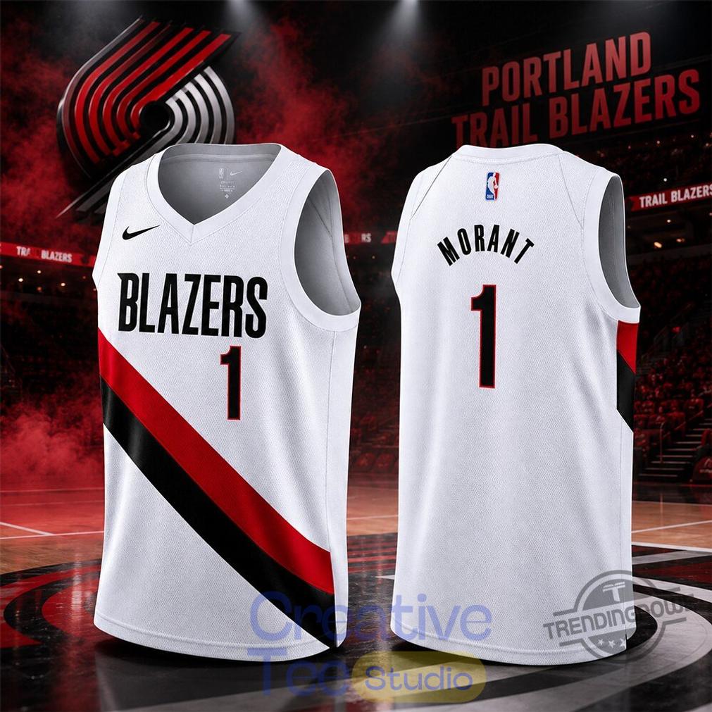 Ja Morant Portland Trail Blazers #1 Icon Edition Black Basketball Jersey Ja Morant Portland Trail Blazers #1 Icon Edition Black Basketball Jersey
