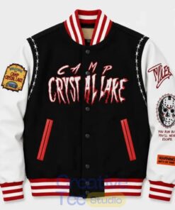 Jason Voorhees x Camp Crystal Lake Varsity Jacket