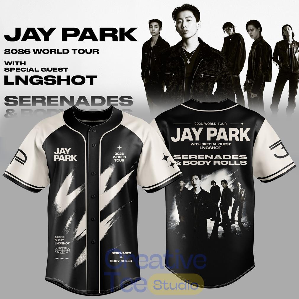 Jay Park World Tour 2026 Serenades & Body Rolls Baseball Jersey Jay Park World Tour 2026 Serenades & Body Rolls Baseball Jersey