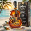 Metallica 45th Anniversary Guitar Ride the Lightning era Whiskey Bottle
