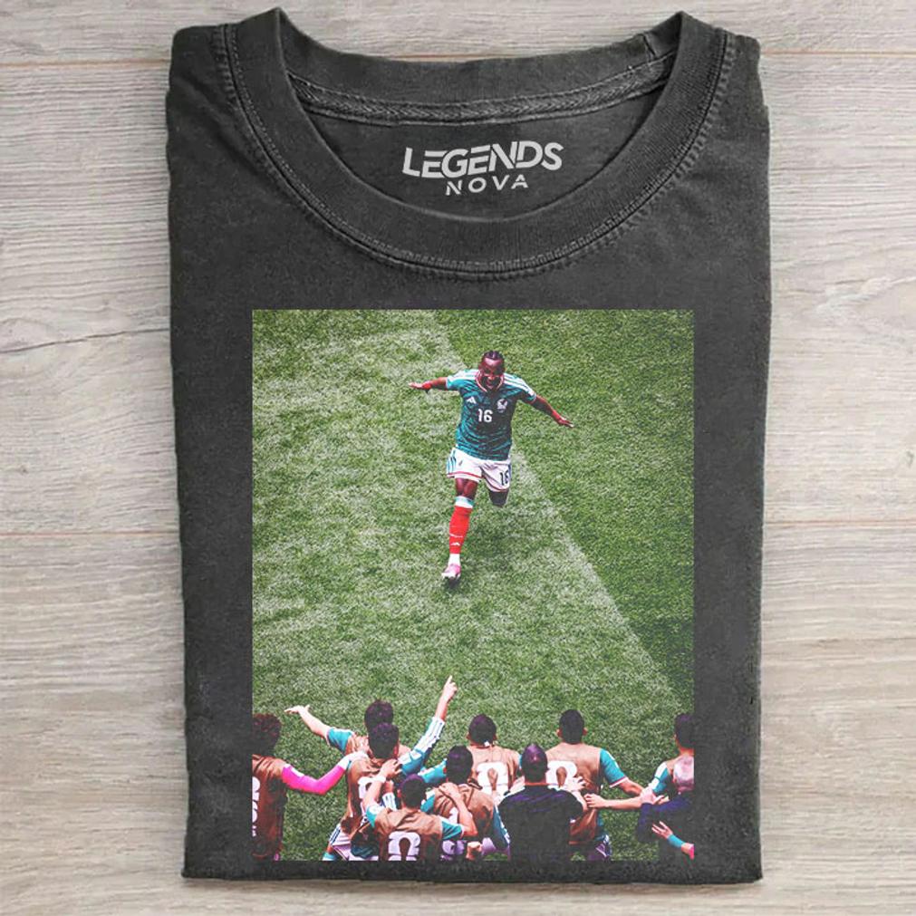 Julián Quiñones 16 Mexico 2026 First Goal Shirt Julián Quiñones 16 Mexico 2026 First Goal Shirt