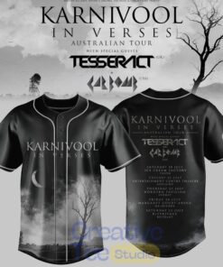 Karnivool – ‘In Verses’ Australian Tour 2026 Exclusive Baseball Jersey Karnivool – ‘In Verses’ Australian Tour 2026 Exclusive Baseball Jersey