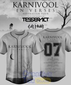 Karnivool – ‘In Verses’ Australian Tour 2026 Exclusive Baseball Jersey