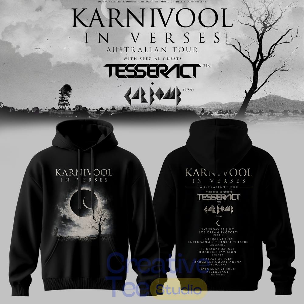 Karnivool – ‘In Verses’ Australian Tour 2026 Limited Hoodie Karnivool – ‘In Verses’ Australian Tour 2026 Limited Hoodie