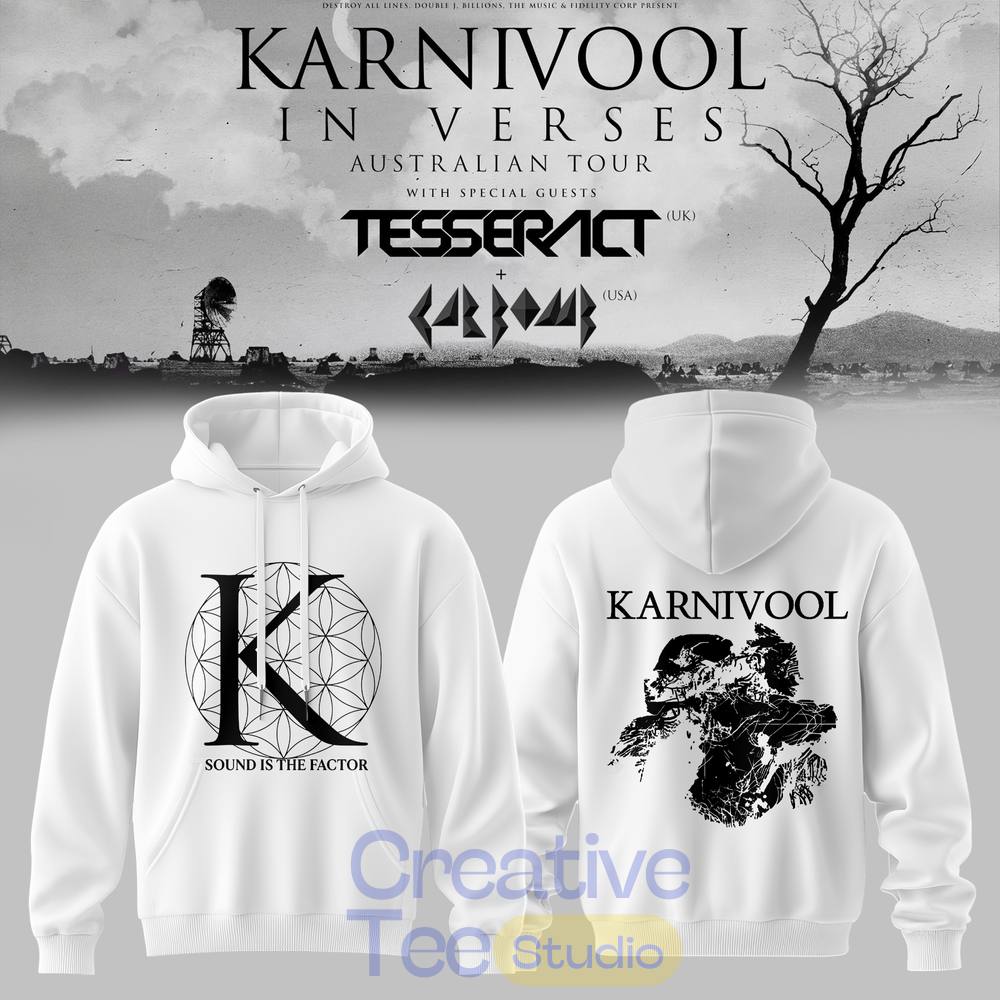 Karnivool – ‘In Verses’ Australian Tour 2026 Limited Hoodie Karnivool – ‘In Verses’ Australian Tour 2026 Limited Hoodie