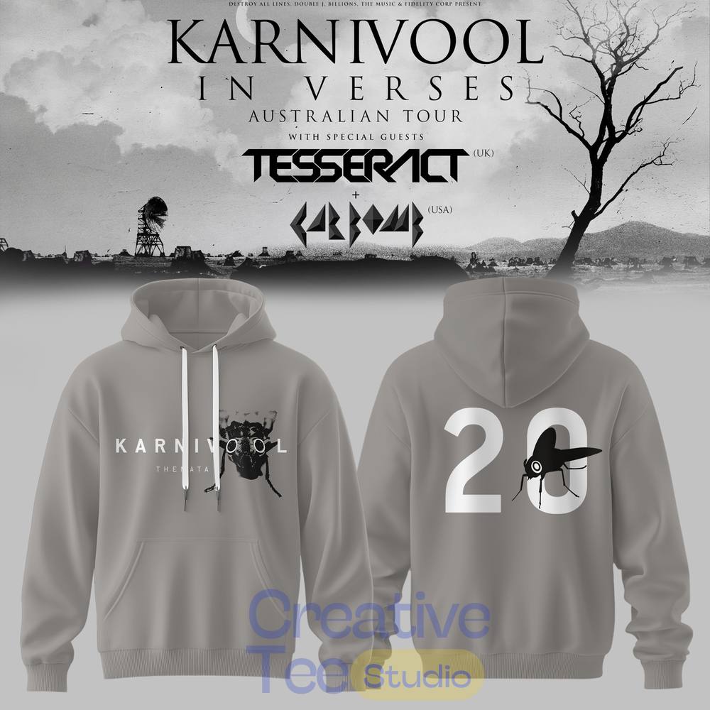 Karnivool – ‘In Verses’ Australian Tour 2026 Limited Hoodie Karnivool – ‘In Verses’ Australian Tour 2026 Limited Hoodie