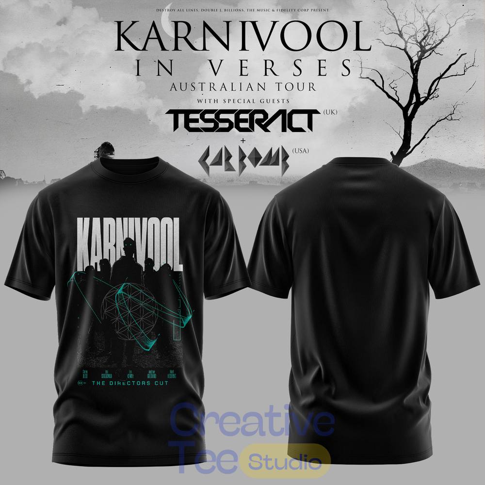 Karnivool – ‘In Verses’ Australian Tour 2026 Limited T-Shirt Karnivool – ‘In Verses’ Australian Tour 2026 Limited T-Shirt
